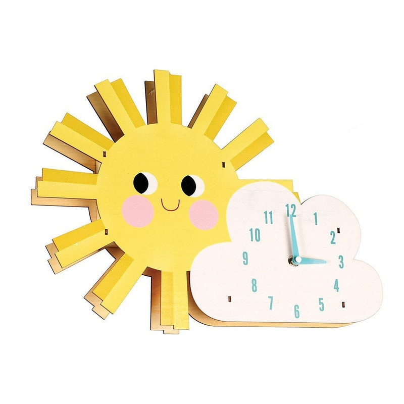 Rex Hello Sunshine Wooden Wall Clock