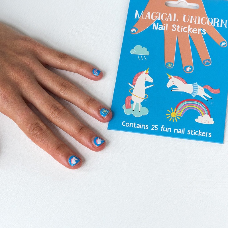 Rex Magical Unicorn Nail Stickers (Pack of 25 Pcs)