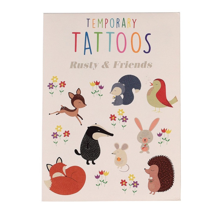 Rex Rusty & Friends Temporary Tattoos (2 Sheets)