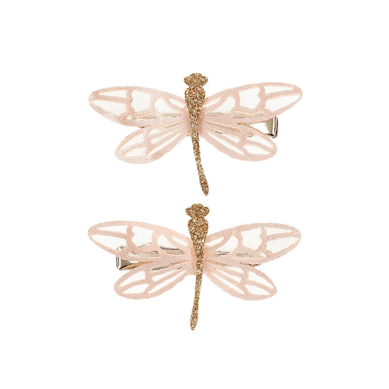 Souza 2 pcs Hair Claws Camille Pappilon Light Pink