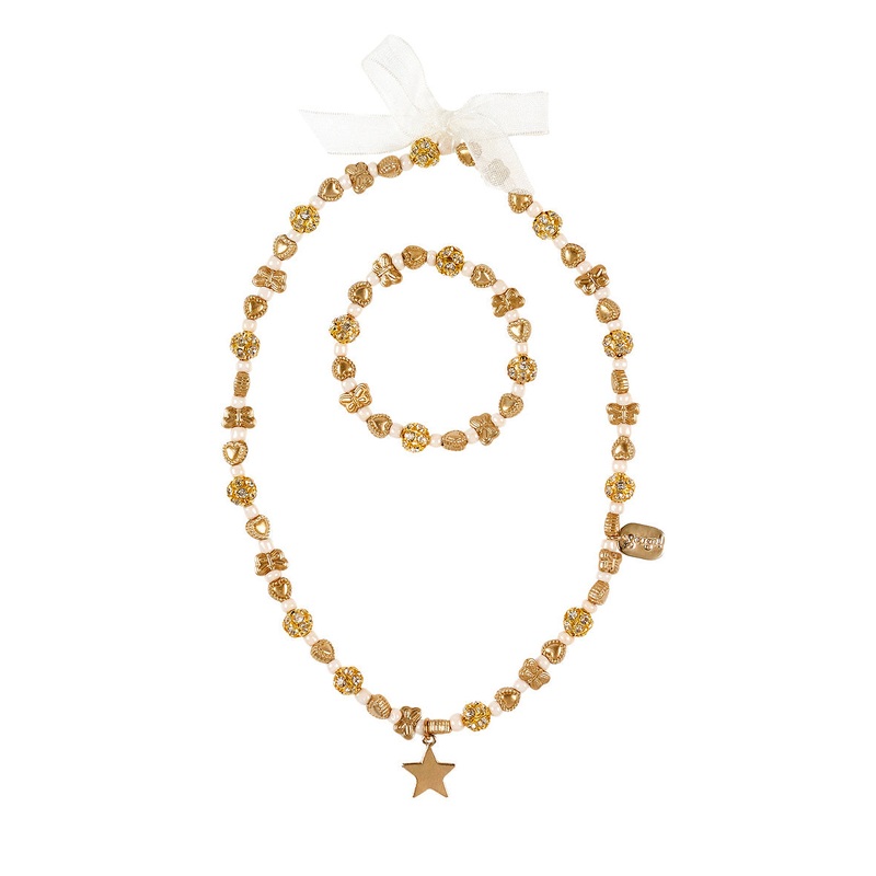 Souza Necklace & Bracelet Set Christelle Gold