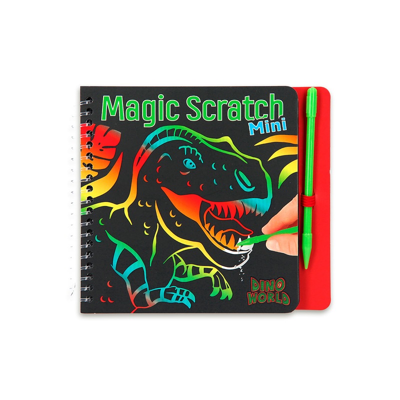 Depesche Dino World Mini Magic-Scratch Book