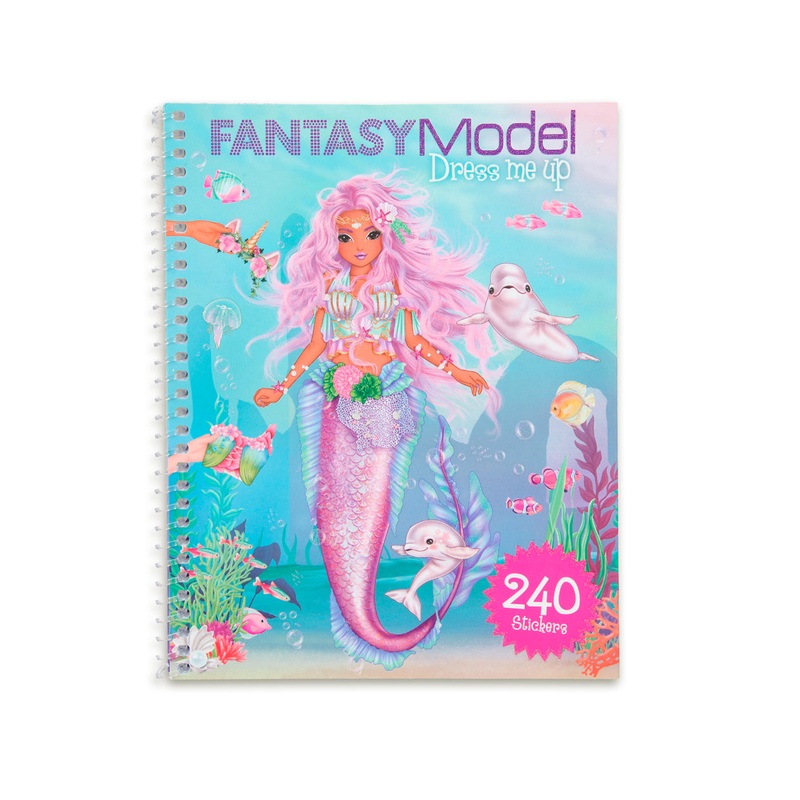 Depesche Fantasy Model Dress Me Up Sticker Book