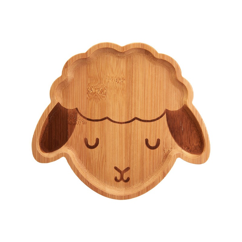 RJB Stone Baa Baa Lamb Bamboo Plate