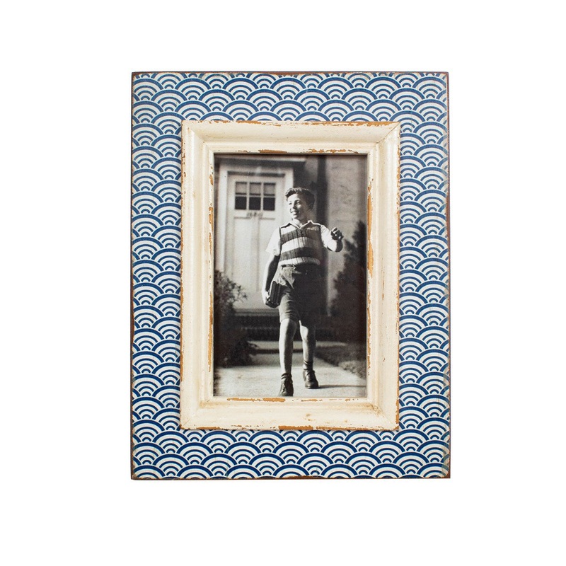 RJB Stone Blue Wave Photo Frame