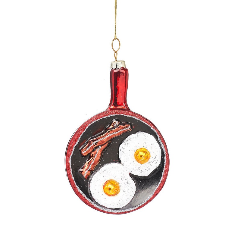 RJB Stone Christmas Fry Up Shaped Bauble
