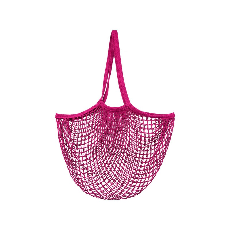 RJB Stone Hot Pink String Shopper Bag