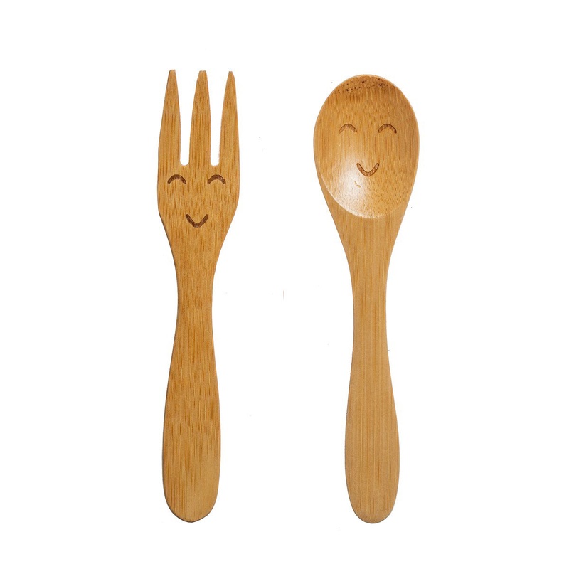 RJB Stone Kids Bamboo Cutlery (Set of 2)