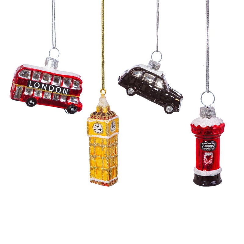 RJB Stone London Mini Bauble Set (Set of 4)