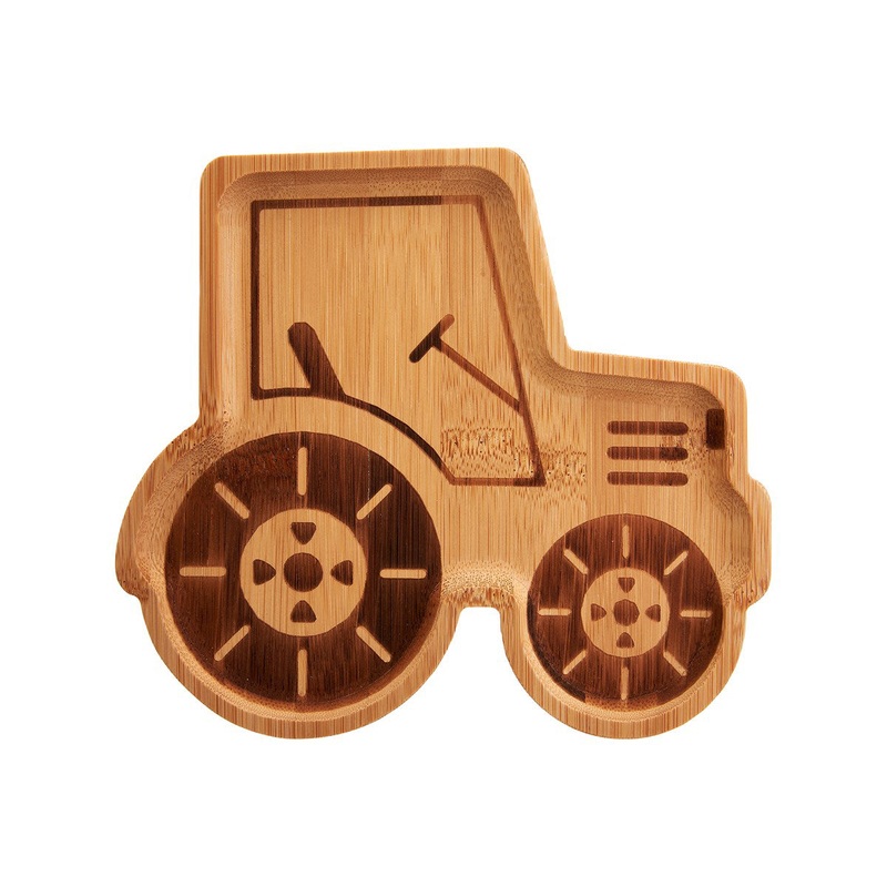 RJB Stone Tractor Bamboo Plate