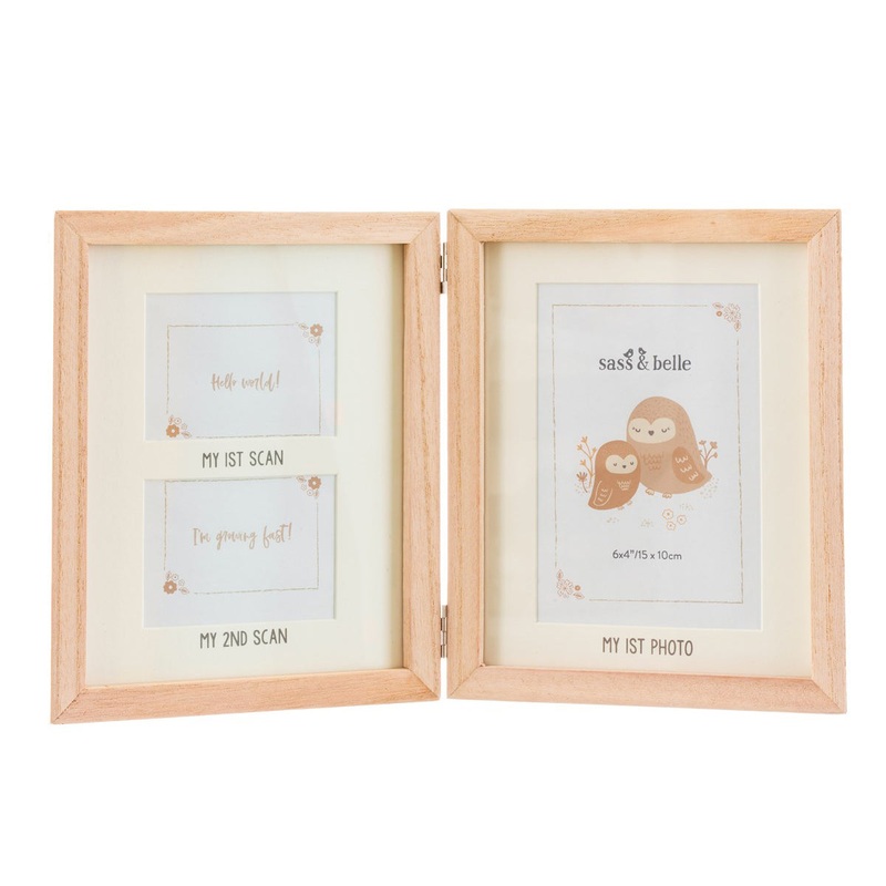 RJB Stone Woodland Baby Scan Multi Photo Frame