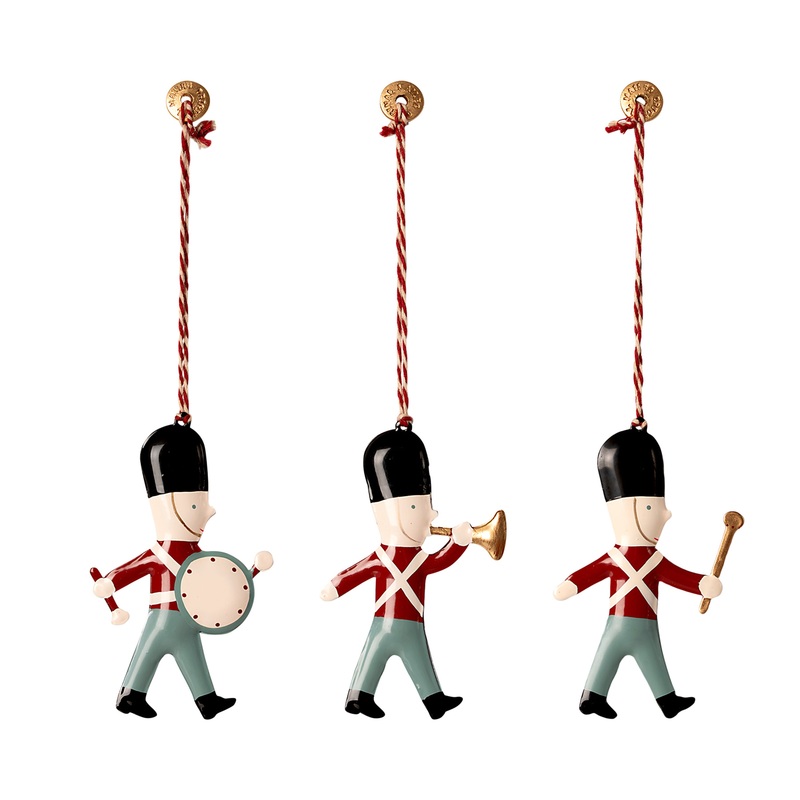 Maileg Metal Ornaments In Matchbox Guards (1pc)