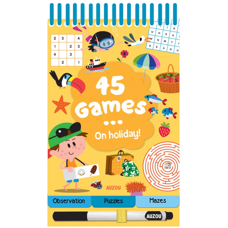 On Holiday 45 Games Book