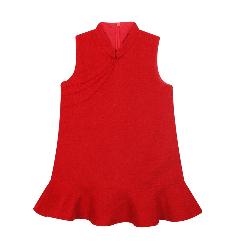 Tang' Roulou Dress Sweet Red