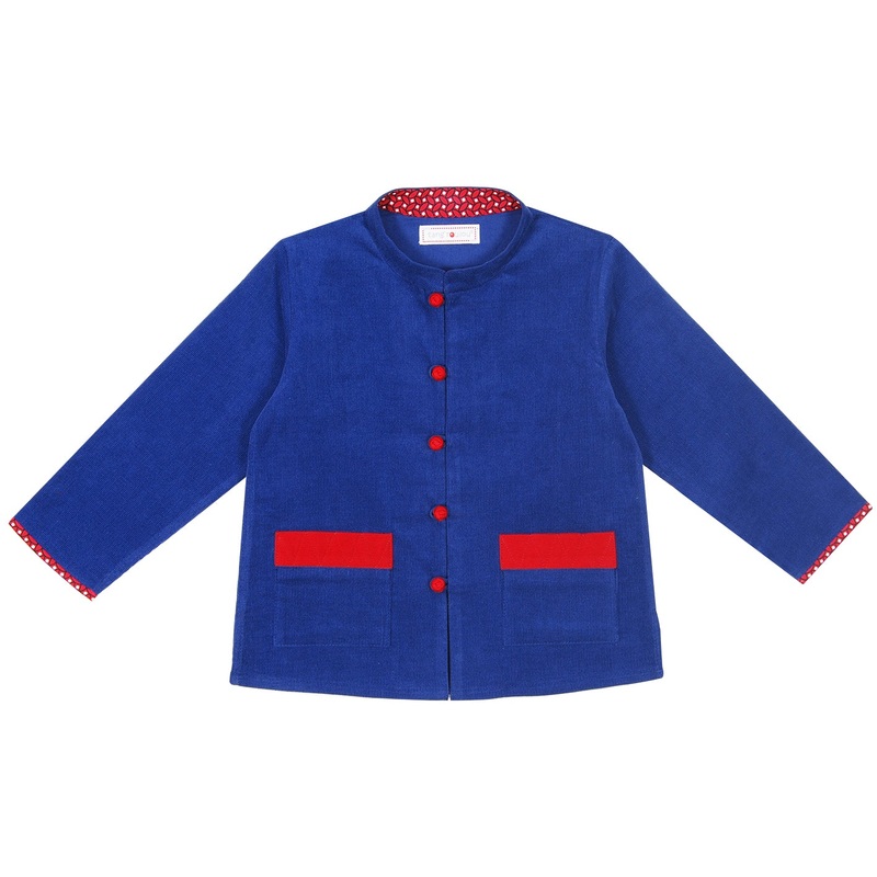 Tang' Roulou Outerwear Blue with Pocket