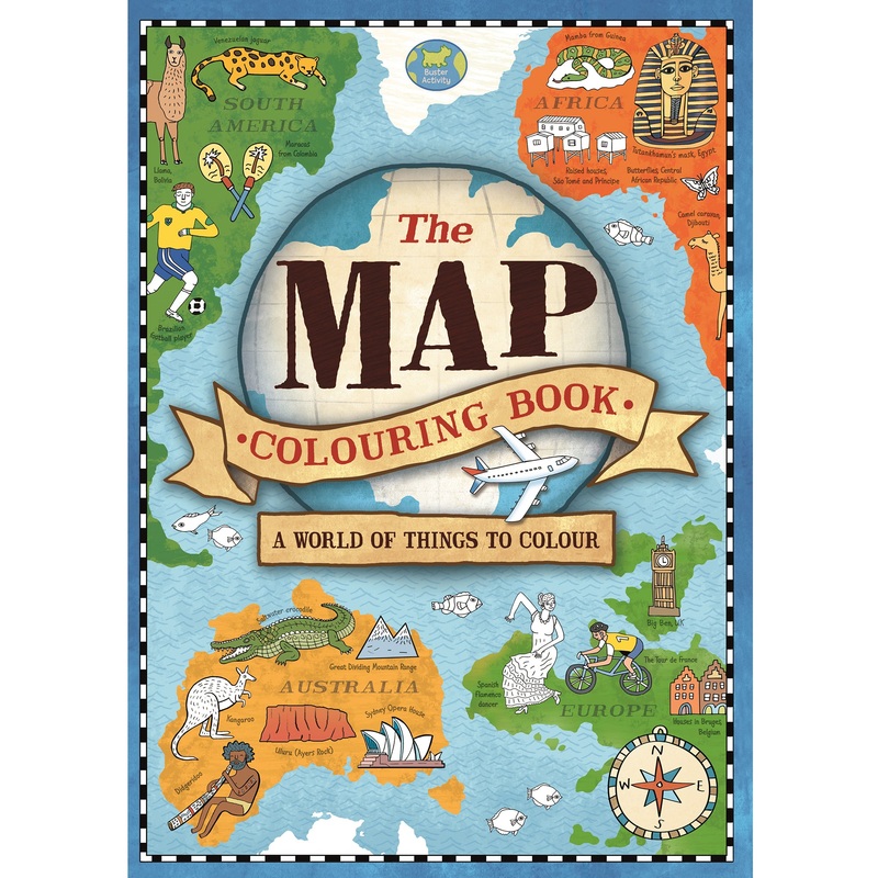 The Map Colouring Book