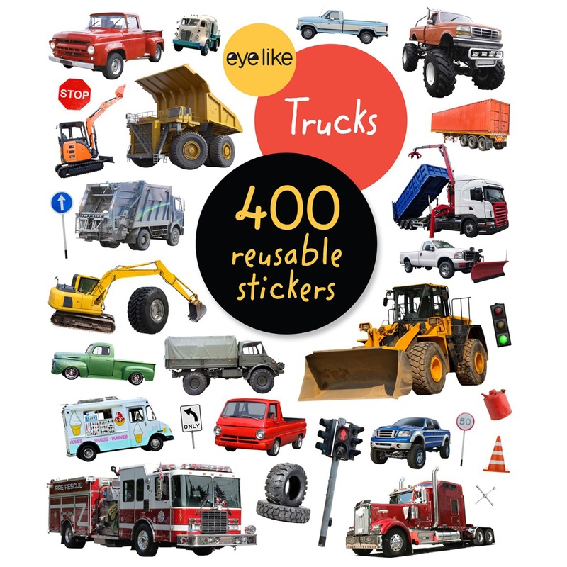 Trucks Re-Usable Sticker Book