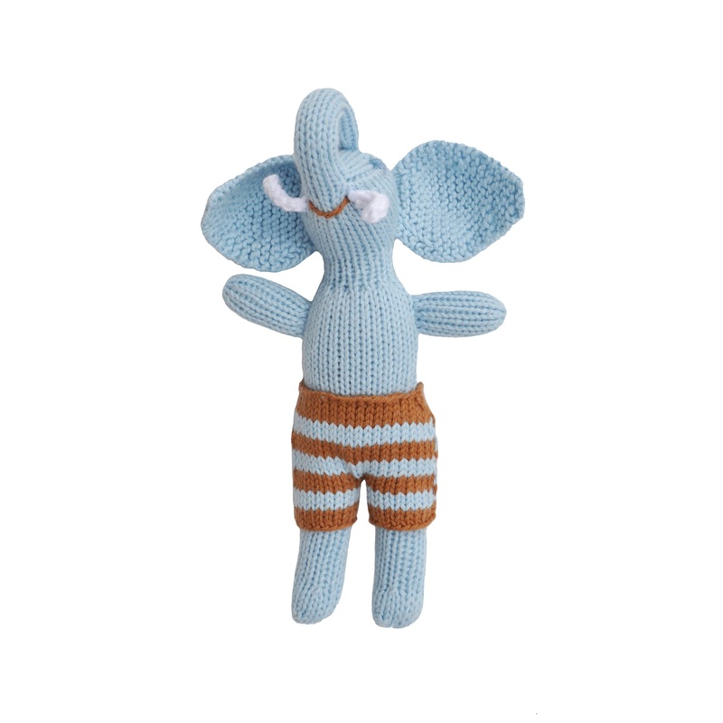 Blabla Kids Original Boy Elephant Rattle