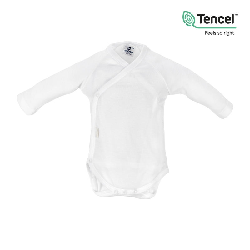Cambrass Body L.Sleeve Crossed Tencel White