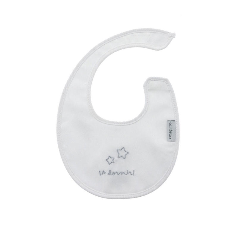 Cambrass Round Bib Velcro A Dormir White