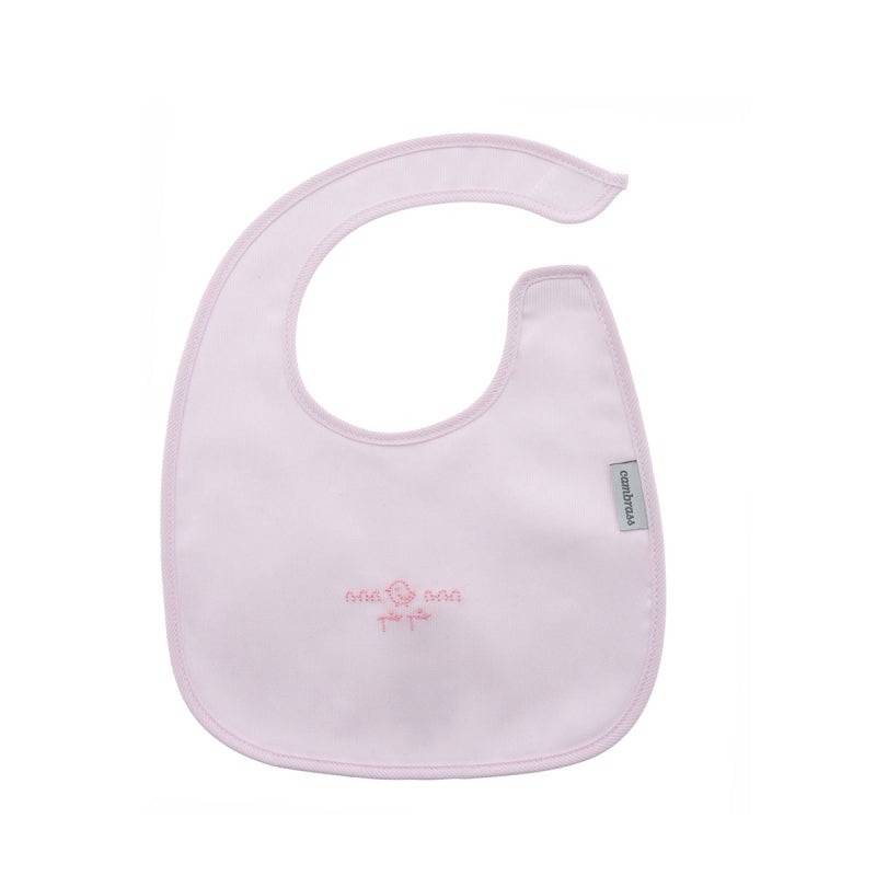 Cambrass Square Bib Velcro Pio Pio Pink