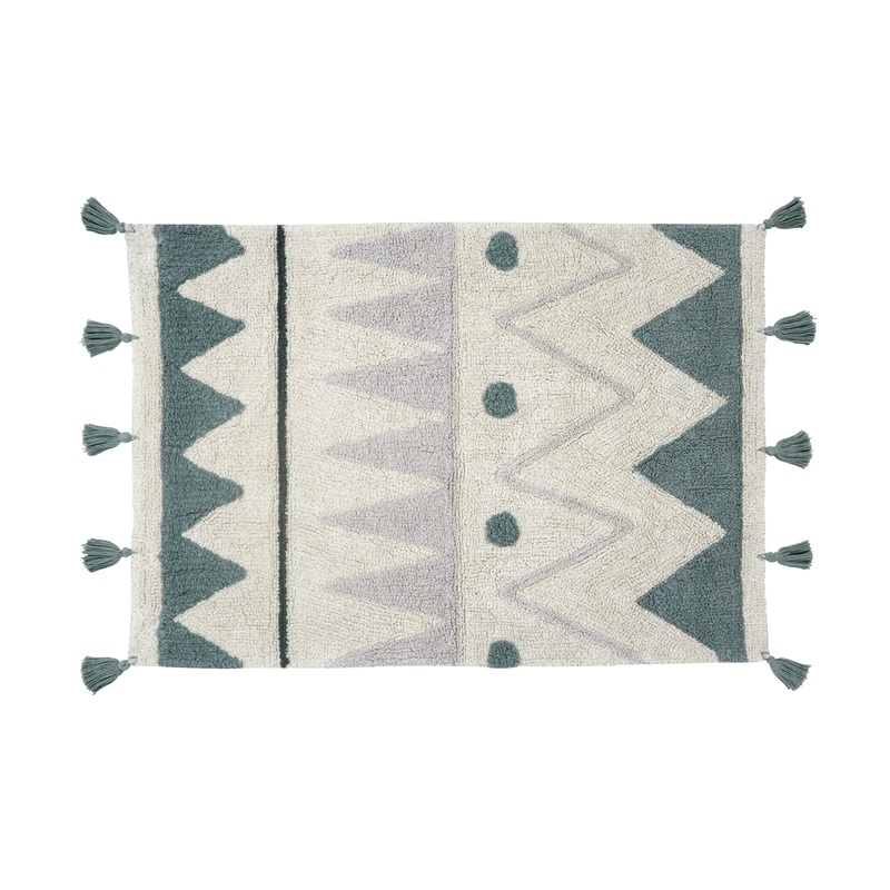 Lorena Canals Mini Ones Mini Azteca Machine Washable Cotton Rug