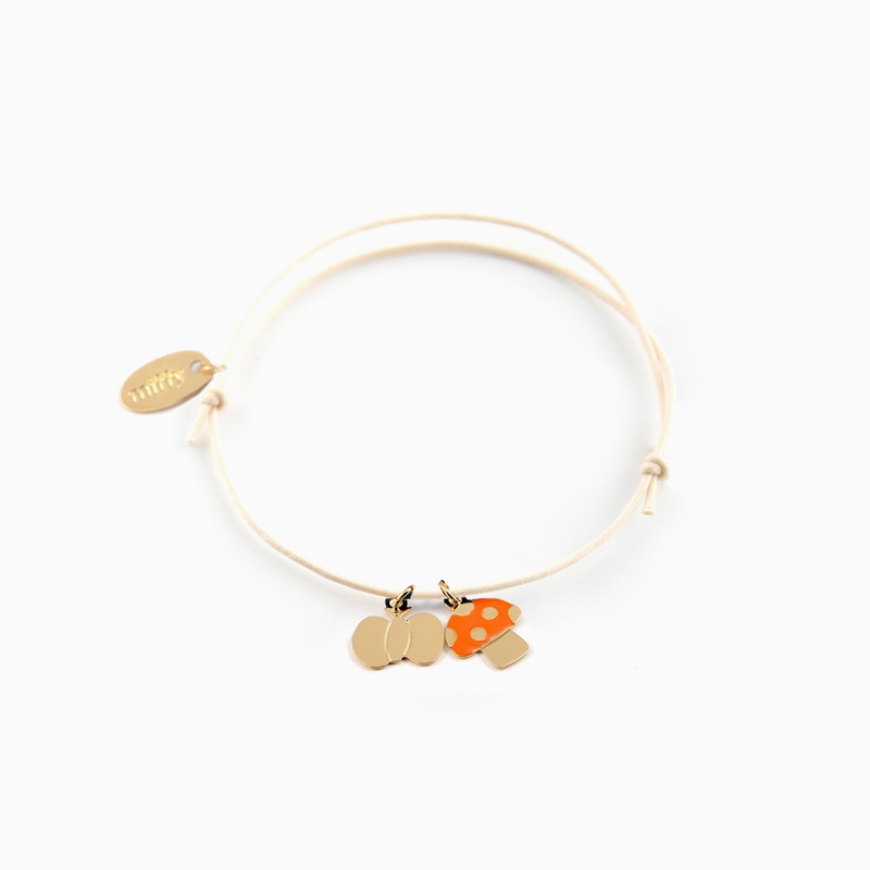 Titlee Bracelet Miffy Champignon Orange