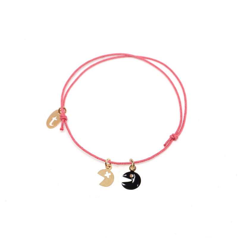 Titlee Bracelet Pac Man Noir