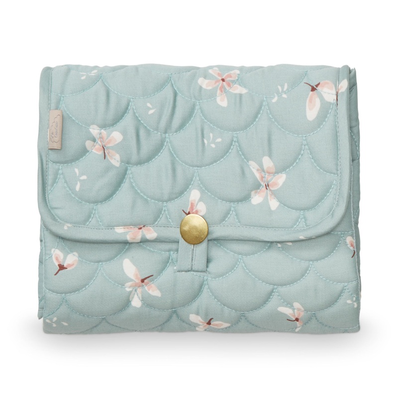 Cam Cam Copenhagen Changing Mat Quilted Windflower Blue