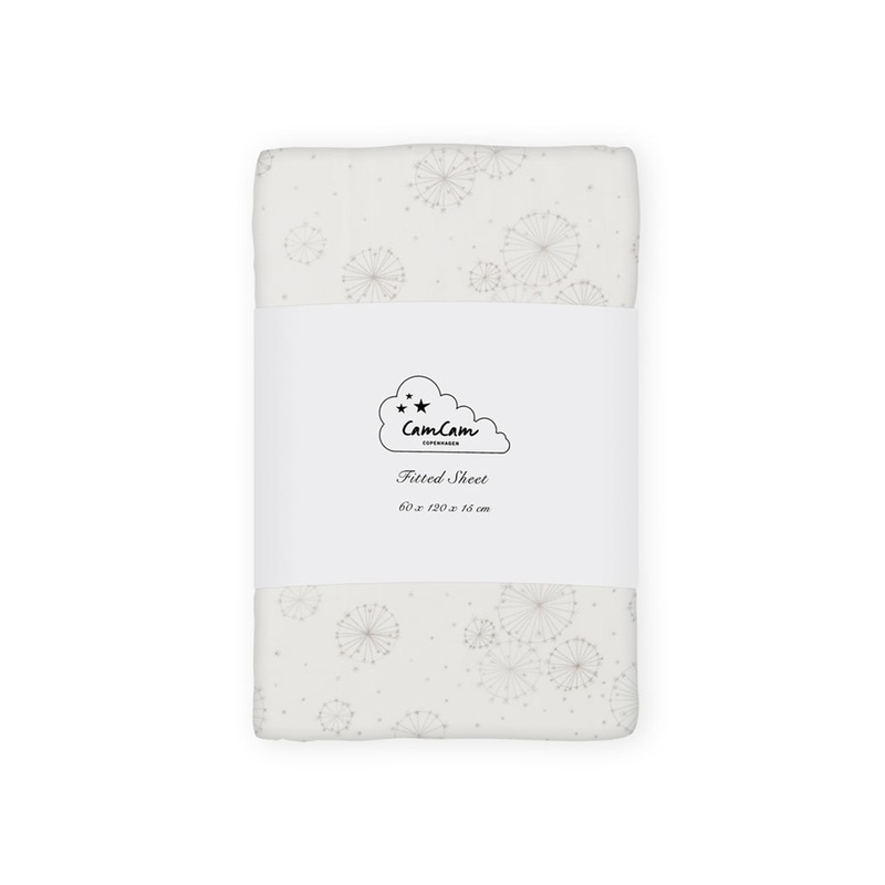 Cam Cam Copenhagen Fitted Sheet Dandelion Natural