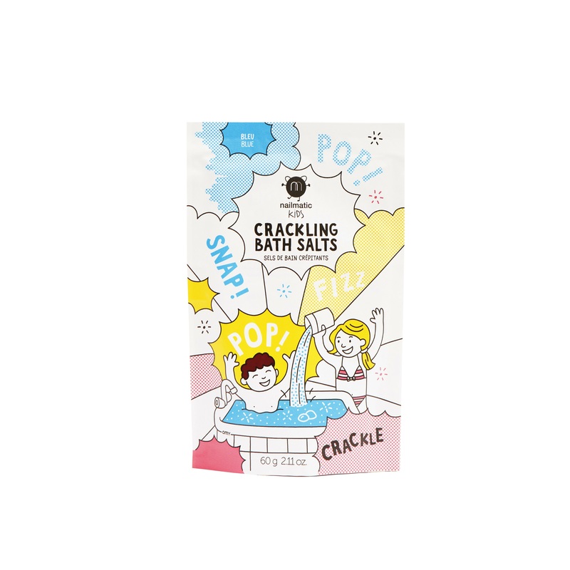 Nailmatic Kids Crackling Bath Salts - Blue