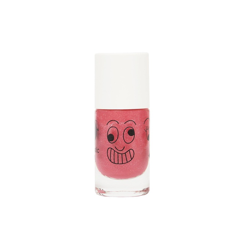 Nailmatic Kids Water-Based Nail Polish - Kitty - Pink Glitter
