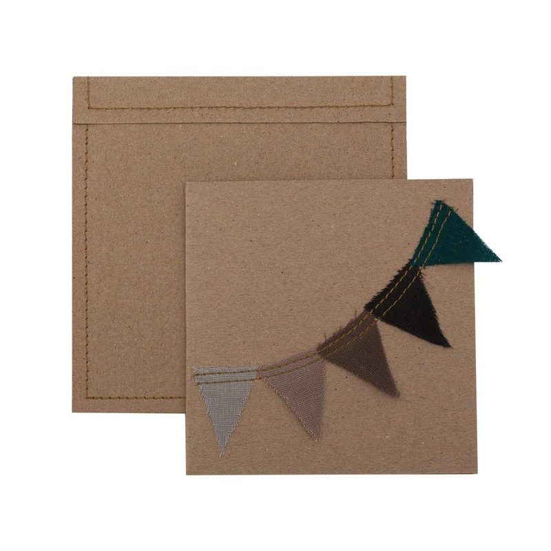 Numero 74 Invit Cards Flag Blue Raw (Pack of 6)