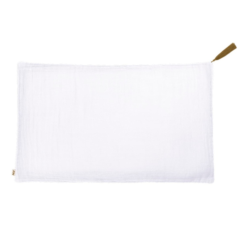 Numero 74 Organic Cotton Pillow Case White
