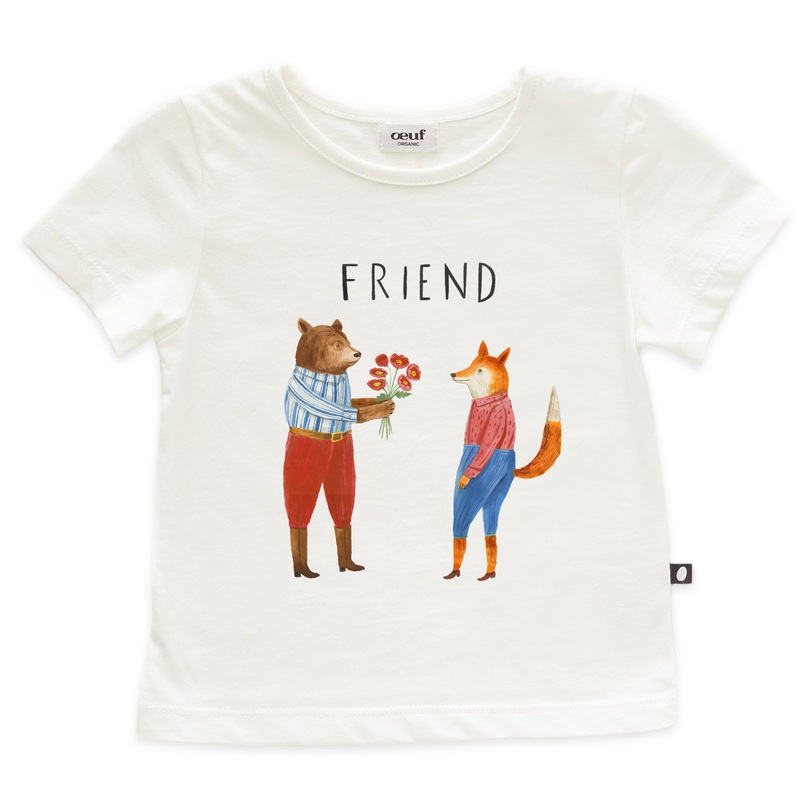 Oeuf Tee Shirt Gardenia