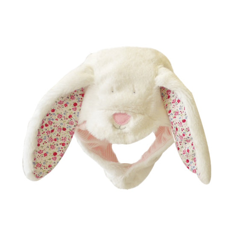 Rufus Rabbit Bunny Bonnet and Bag  Fluffy Girl (1pc)
