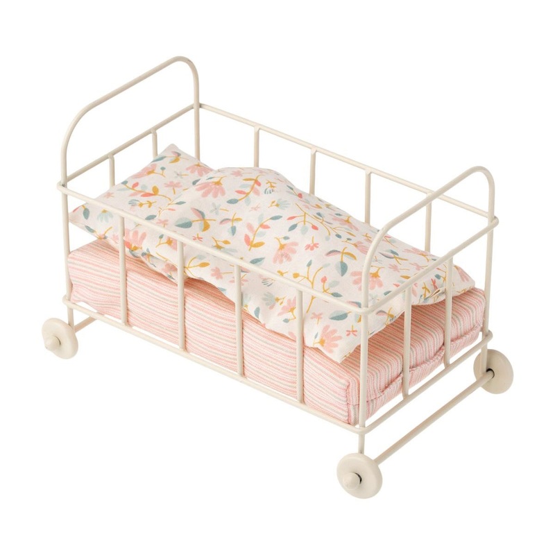 Maileg Baby Cot Metal Micro