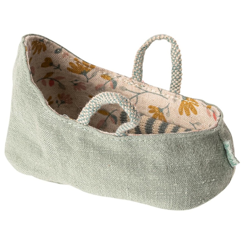 Maileg Carry Cot My Dusty Green