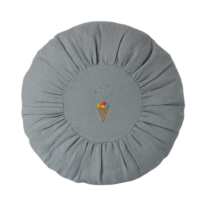 Maileg Cushion Round Blue