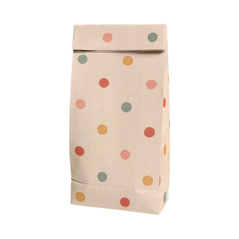 Maileg Gift Bag Multi Dots Small (Set of 5)