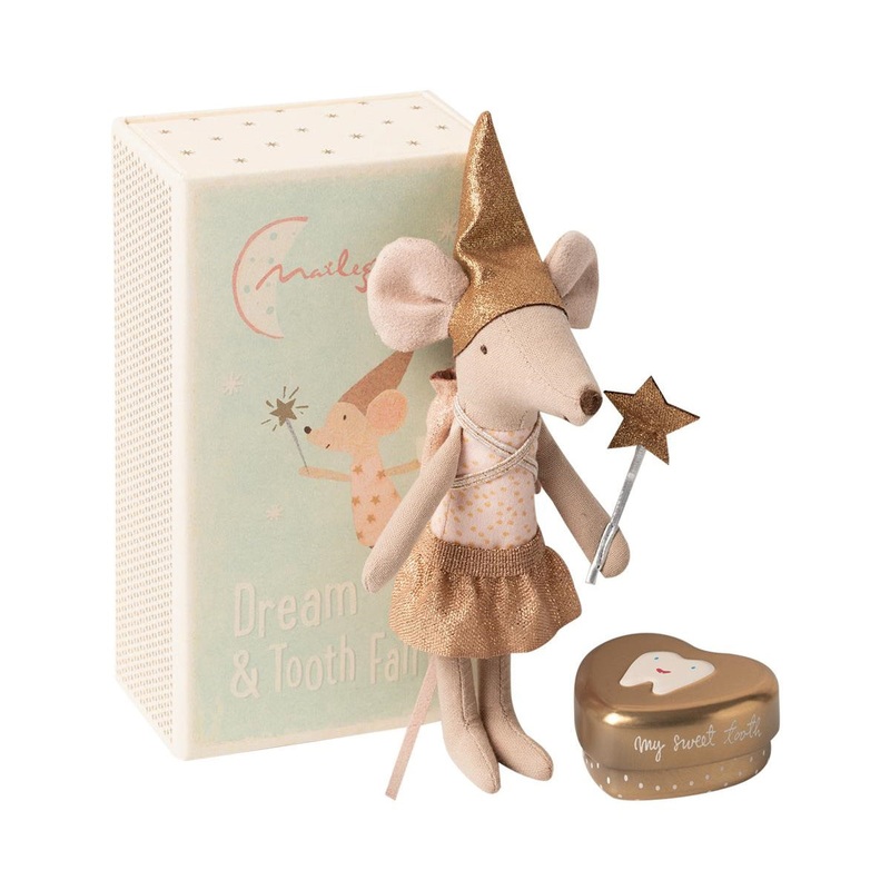 Maileg Tooth Fairy Mouse in Matchbox Big Sister