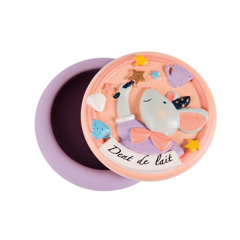 Moulin Roty Il Etait Une Fois Mouse Resin Box for Milk Tooth