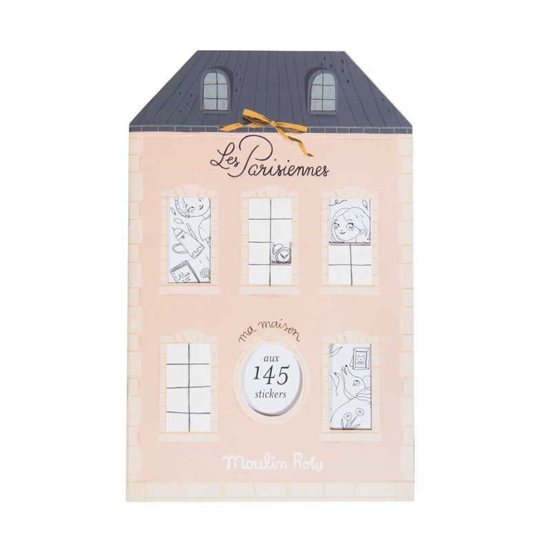 Moulin Roty Les Parisennes Parisian House Sticker Book