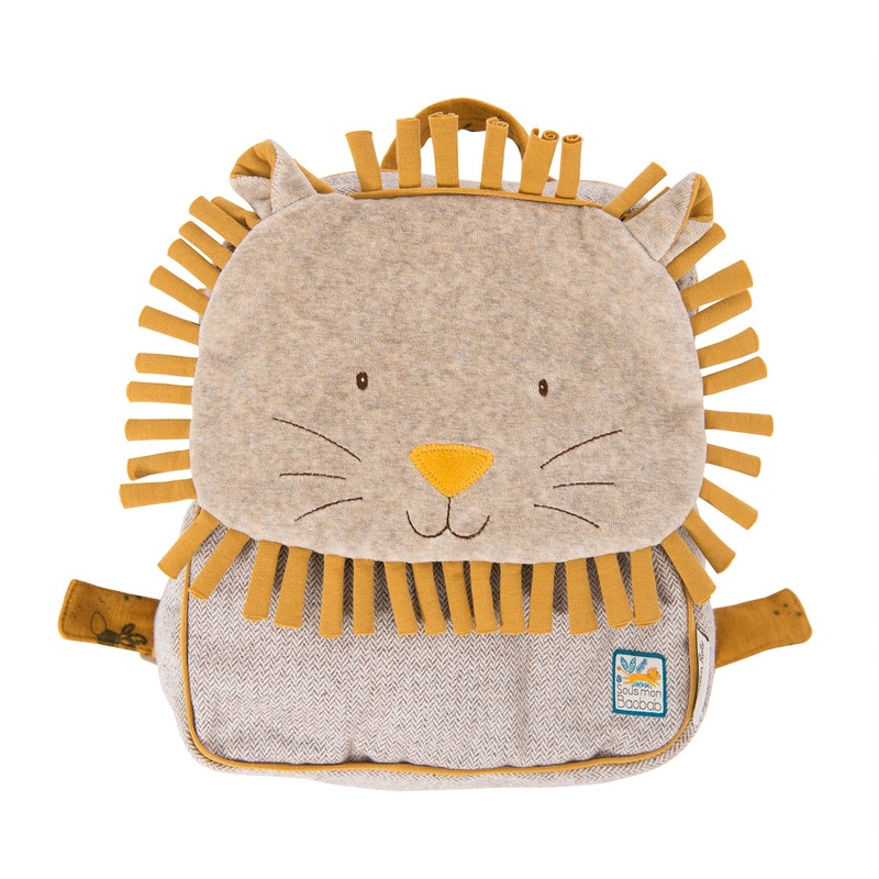 Moulin Roty Sous Mon Baobab Lion Backpack