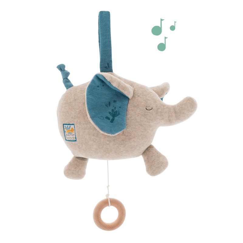 Moulin Roty Sous Mon Baobab Musical Elephant