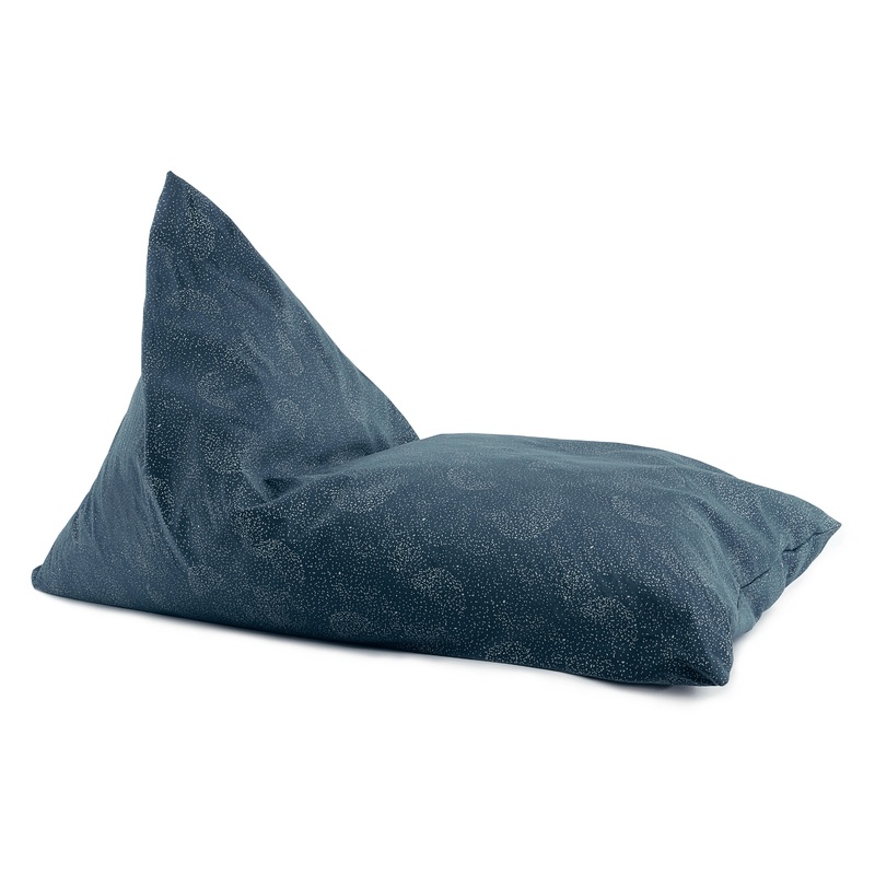 nobodinoz Essaouira Beanbag Gold Bubble/ Night Blue