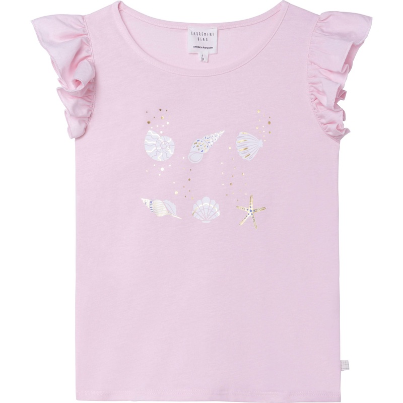 Carrement Beau Short Sleeves T-Shirt Summer Pink Pale