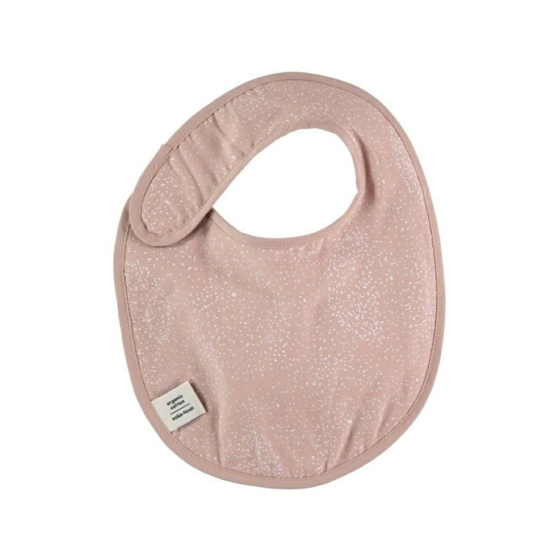 nobodinoz Candy Bib White Bubble / Misty Pink