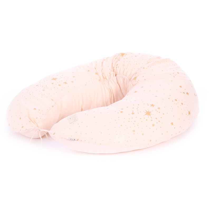 nobodinoz Maternity Pillow Luna Gold Stella / Dream Pink