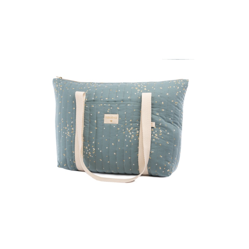nobodinoz Paris Maternity Bag Gold Confetti / Magic Green